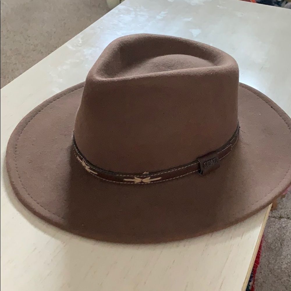 SCALA safari hat wool felt crushable small fedora